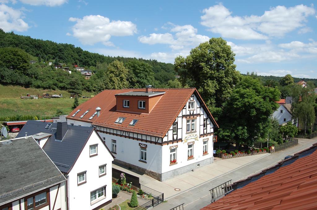 Отель Gasthof Und Pension Frankenthal - Garni Гера Экстерьер фото