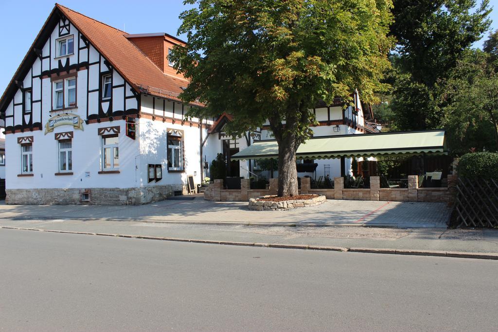 Отель Gasthof Und Pension Frankenthal - Garni Гера Экстерьер фото